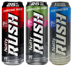 Natty Rush Flavors 25 oz can